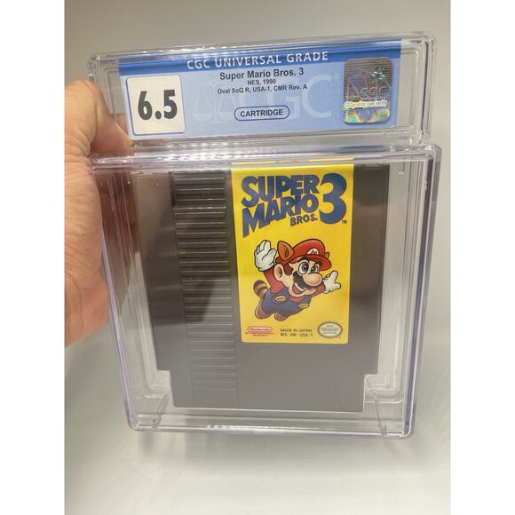 Super Mario Bros. 3 - NES - CGC Grade 6.5 Nintendo Sweet Cartridge Look - Picture 9 of 10